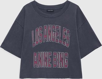 Anine Bing Tee-Shirt Johnny Washed Black