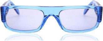 Retro Superfuture SMILE MRP Mens Sunglasses Blue Size 54