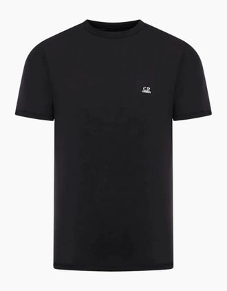 C.P. Company Mens C.P. Company 30/1 Black Goggle T-Shirt - Size: 42