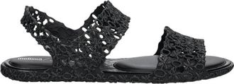 Melissa Panc Sandaal + Isabela Capeto - Dames - Sandalen - Zwart - 37 EU - Schoenen