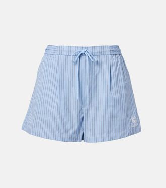 Polo Ralph Lauren x Wimbledon striped cotton shorts