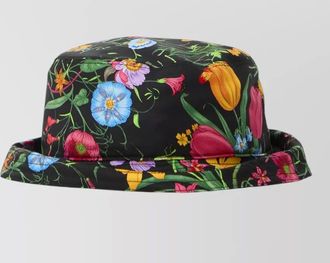Gucci silk printed bucket hat