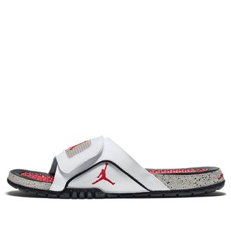 Nike Jordan Air Jordan Hydro 4 Retro White Red Slippers 532225-104
