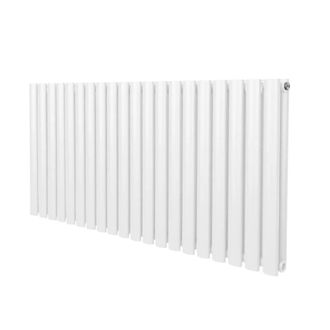 MonsterShop Oval Column Radiator - 600mm x 1200mm - White