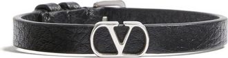 Valentino Garavani Black VLogo Signature Bracelet