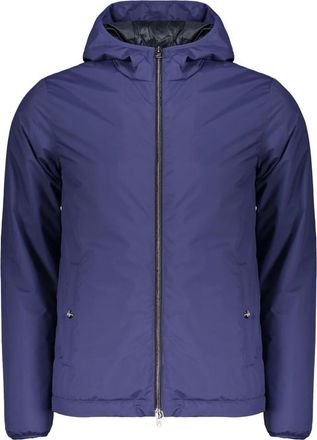 Herno Licht Gevoerde Jas met Capuchon - Heren - Zomerjassen - Blauw - M - Polyester - Jassen