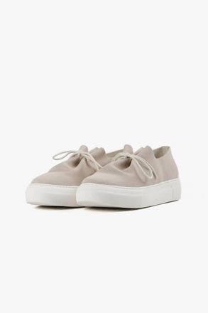 All Black Womens Gathered Sneak Sneaker Shoe In Taupe