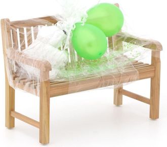 Kees Smit Kinder tuinbank 75x40x56cm/KiKabeer Groot 30cm wit