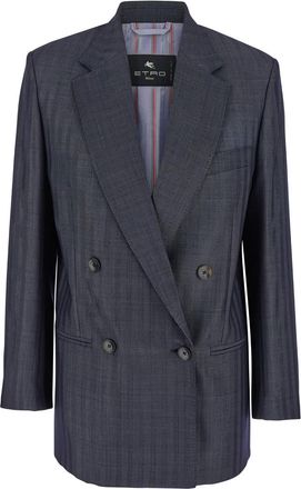 Etro Double Breasted Blazer