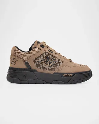 Amiri Men & apos;s Ma-94 Leather and Mesh Sneakers