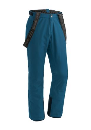 Maier Sports Skihose MAIER SPORTS Anton slim 2.0, Herren, Gr. 46, Normalgr&ouml;ssen, blau (saphirblau), 100% Polyester, Hosen Skihose, Herren Schneehose mit Hosentr&auml;ge