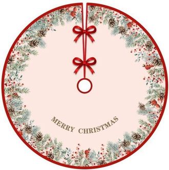 OEM Falda Para &Aacute;rbol De Navidad De 91 Cm, Adornos Para &Aacute;rbol De Navidad, Falda Roja Para &Aacute;rbol De Navidad, Base Para &Aacute;rbol De Navidad De 90 Cm