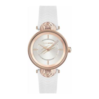 Plein Sport Analoog Horloge met Siliconen Band - Dames - Horloges - Geel - ONE Size - Accessoires
