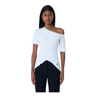 Vivienne Westwood Dames, Tops, Wit, Maat: L Katoen