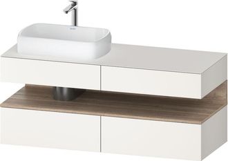 Duravit Qatego Consola Mueble Bajo Lavabo, 2 Extensiones, 2 - Duravit