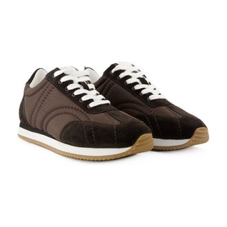 Toteme Quilted Nylon Sneaker - Brown