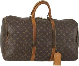 Louis Vuitton Pre-owned Weekend Bags, female, Brown, Size: ONE SIZE Pre-owned Weekend Bag