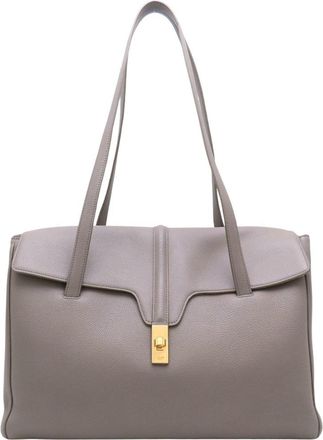 Celine Gray Leather Tote Bag (Pre-Owned)