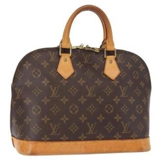 Louis Vuitton Pre-owned Handbags, female, Brown, Size: ONE SIZE Pre-owned Canvas Handbag