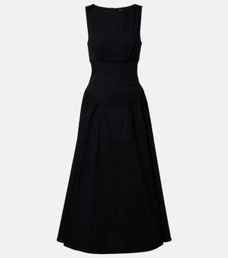 Staud Gwen cotton midi dress