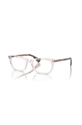 Ralph Lauren 51mm Rectangle optical glasses in Pink at Nordstrom