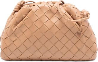 Bottega Veneta Pre-owned Bottega Veneta Nappa Intrecciato The Mini Pouch Crossbody B09156328R