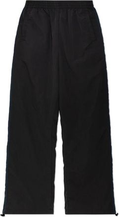 VETEMENTS Nylonbroek Met Zijstrepen - Heren - Sweatpants - Zwart - S - Nylon - Broeken