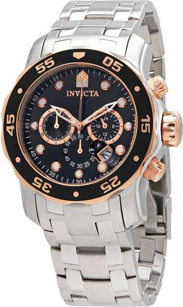 Invicta Pro Diver Chronograph Black Dial Mens Watch 80036