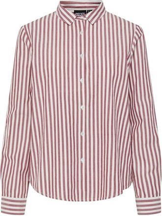 Pieces Hemd met fijne strepen