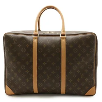 Louis Vuitton Vintage, unisex, Bruin, ONE Size, Pre-owned Canvas Weekendtas