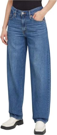 Levi's Dames, Jeans, Blauw, Maat: W28 L34 Denim