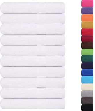 vidaXL Toallas 10 Uds 100% Algod&oacute;n Blanco 100x200 Cm 600 Gsm Vidaxl