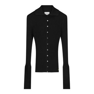 Fabienne Chapot Alida Cardigan - Knitwear - Mujer - Negro - 2XL