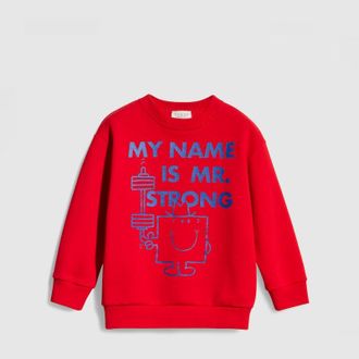 Gucci Kids - Cotton Sweatshirt With Print, Red