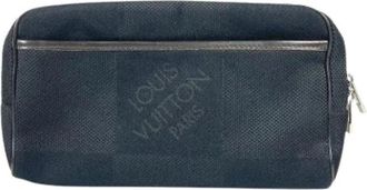 Louis Vuitton Pre-owned Vintage Damier Geant Belt Bag - unisex - Vintage Heuptassen - Zwart - ONE Size - Vintage