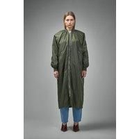 Frenken Reward Long Nylon Bomber Jacket Coat