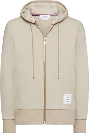 Thom Browne 4-Bar Zip-up Hoodie
