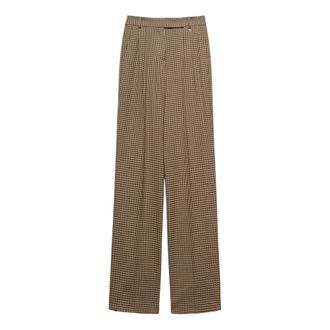 Aniye By Broeken, Dames, Bruin, XS, Leer, Lexa Palazzo Pant