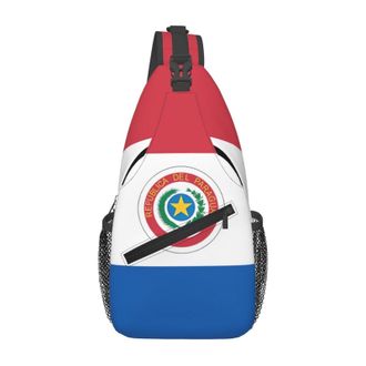 Generic Paraguay Paraguayan Flag Crossbody Bag Trendy Cross Body Bag Lightweight Daypack For Men Women Runner