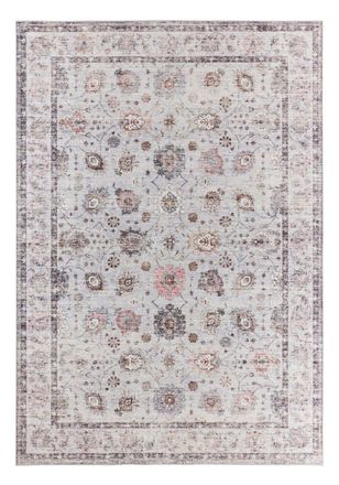 Nazar Rugs Alfombra estilo vintage gris 160x220 cm