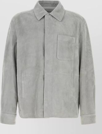 Loewe suede shirt jacket