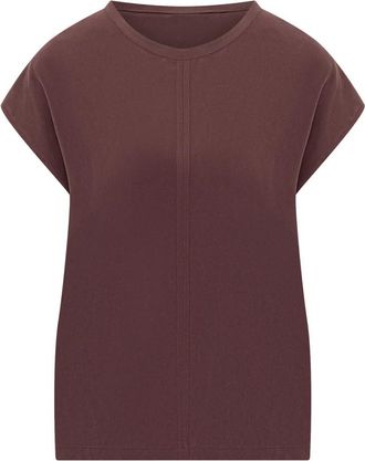 Pinko Blossom Silk Shirt - Dames - T-shirts - Paars - M - Tops