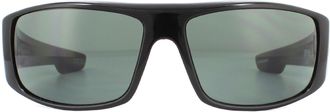 Spy Unisex Sunglasses Logan 670939038863 Black Happy Grey Green - One Size