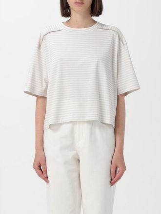Brunello Cucinelli Light Beige Boxy Shirt, Size X-Small