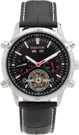 Heritor Wilhelm Black Dial Mens Watch HERHS2105