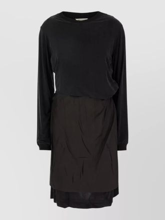 Maison Margiela stretch cupro midi dress