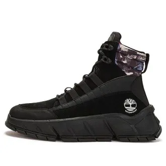 Timberland Turbo Sneaker Boots Black Nubuck A5PJRW