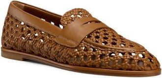 Stuart Weitzman Spencer Woven Loafer in Boho Tan at Nordstrom, Size 5.5
