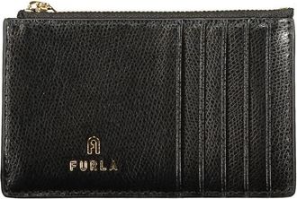 Furla Camelia M Kaarthouder met Rits - Dames - Portefeuilles - Zwart - ONE Size - Leer - Accessoires