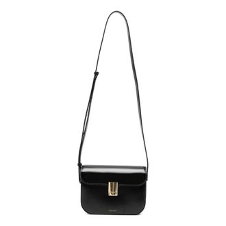 Calvin Klein Tilla Leather Shoulder Bag - female - Calvin Klein - Cross Body Bags - Black - ONE SIZE - Bags